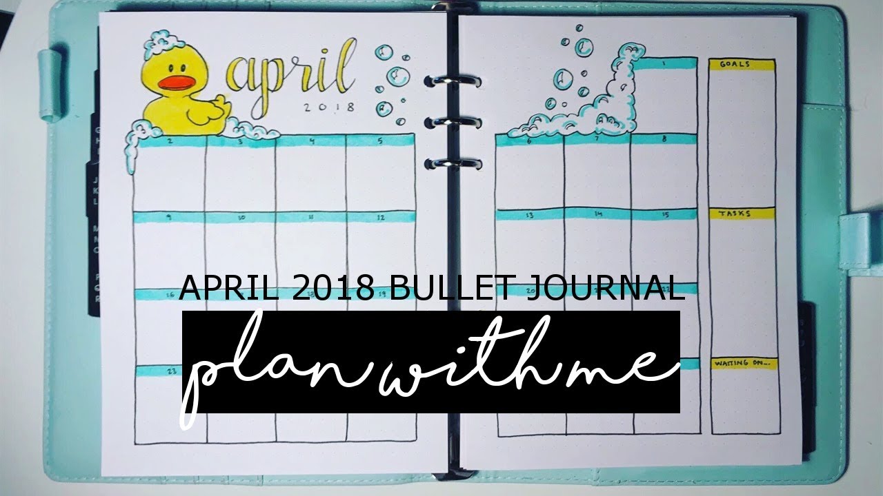 APRIL 2018 Bullet Journal Setup & March FLIPTHROUGH // PLAN WITH ME