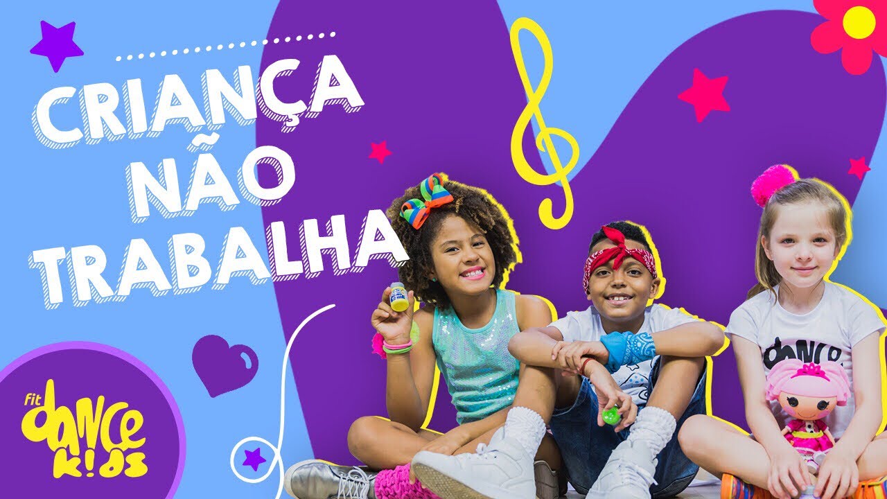 Crianca não Trabalha - Palavra Cantanda | FitDance Kids (Coreografía) Dance Video