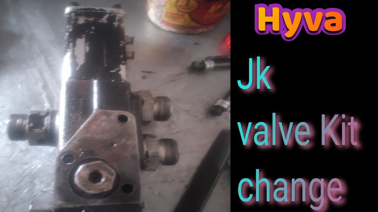 How to tipper slow solution how to repair hyva cylinder Jack control valve kit change!