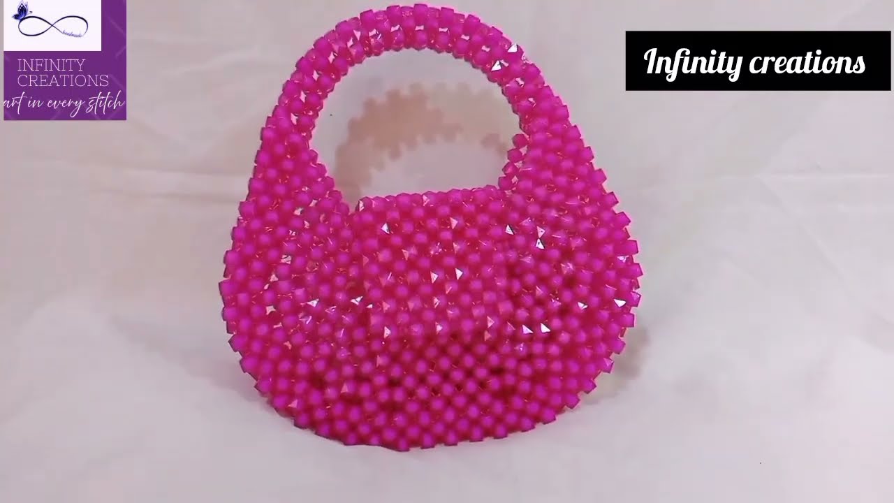 TRENDY ELEGANT BEADED BAG TUTORIAL #art#beadwork#handmade