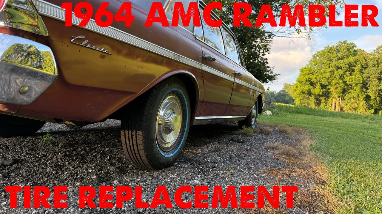 The '64 Rambler gets new tires