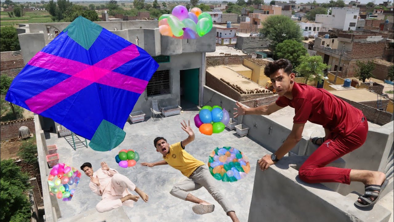 Kite Flying & Balloon Fight Village  Challenge