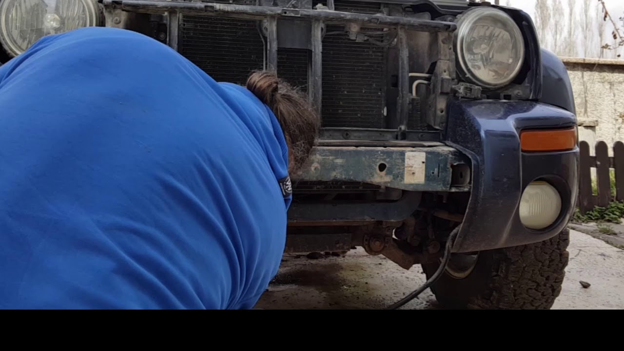 Jeep Liberty Vinç Tampon Montajı ( How to install steel winch bumper jeep liberty)