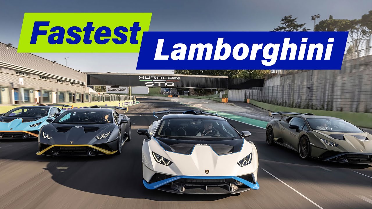 Top 6 Fastest Lamborghini of all Time | What is the fastest Lamborghini
