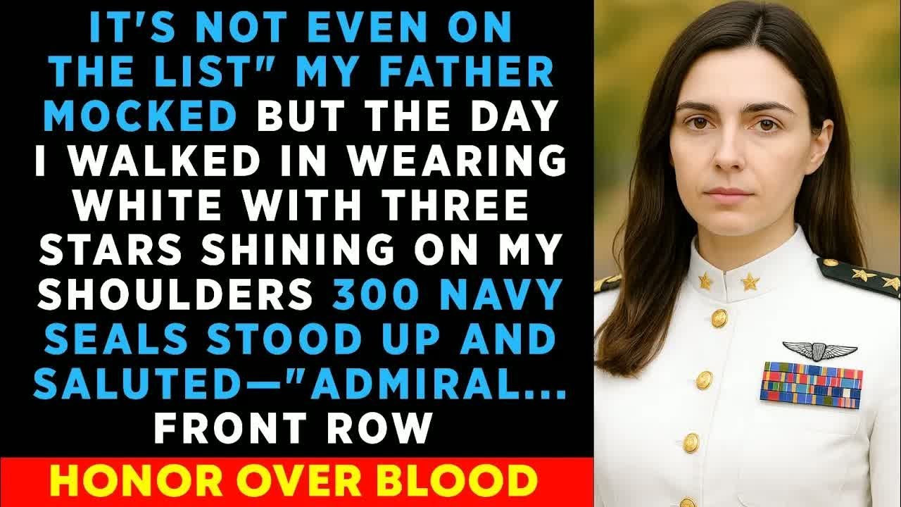 At My DAD Retirement Ceremony, I Wasn’t Invited—Until 300 SEALS Stood Up And Said ＂ Salute Admiral