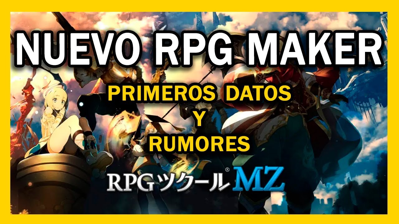 ¡LLEGA NUEVO RPG MAKER MZ! Datos oficiales y filtraciones 🕵️‍♂️