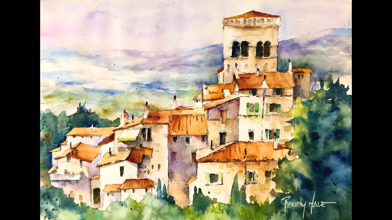 A Tuscan Vista:  painting in watercolours with Randy Hale