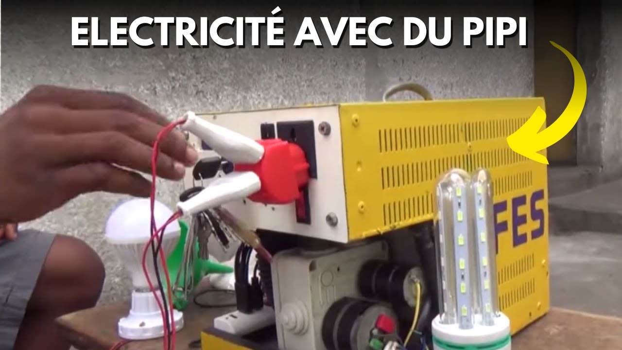 Ces Africains ont produit l'electricit&eacute; avec du pipi