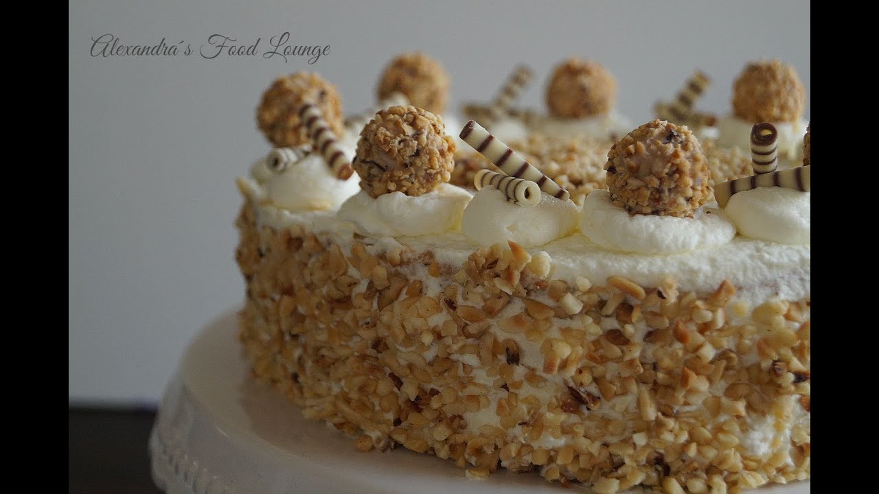 Haselnuss-Sahnetorte, mit Giotto