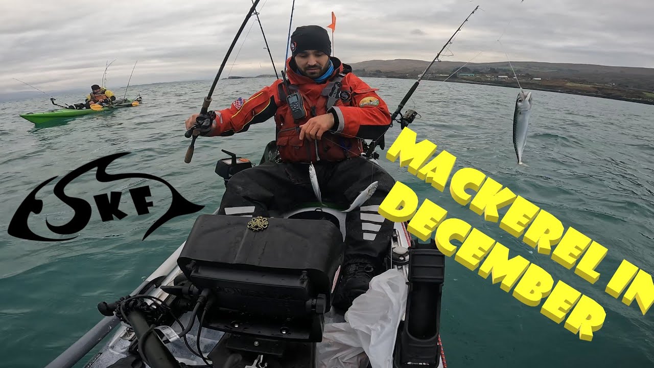 Mackerel fishing in December- Sea Kayak Fishing Ireland - West Cork - Savage Kayak Fishing RTM Rytmo