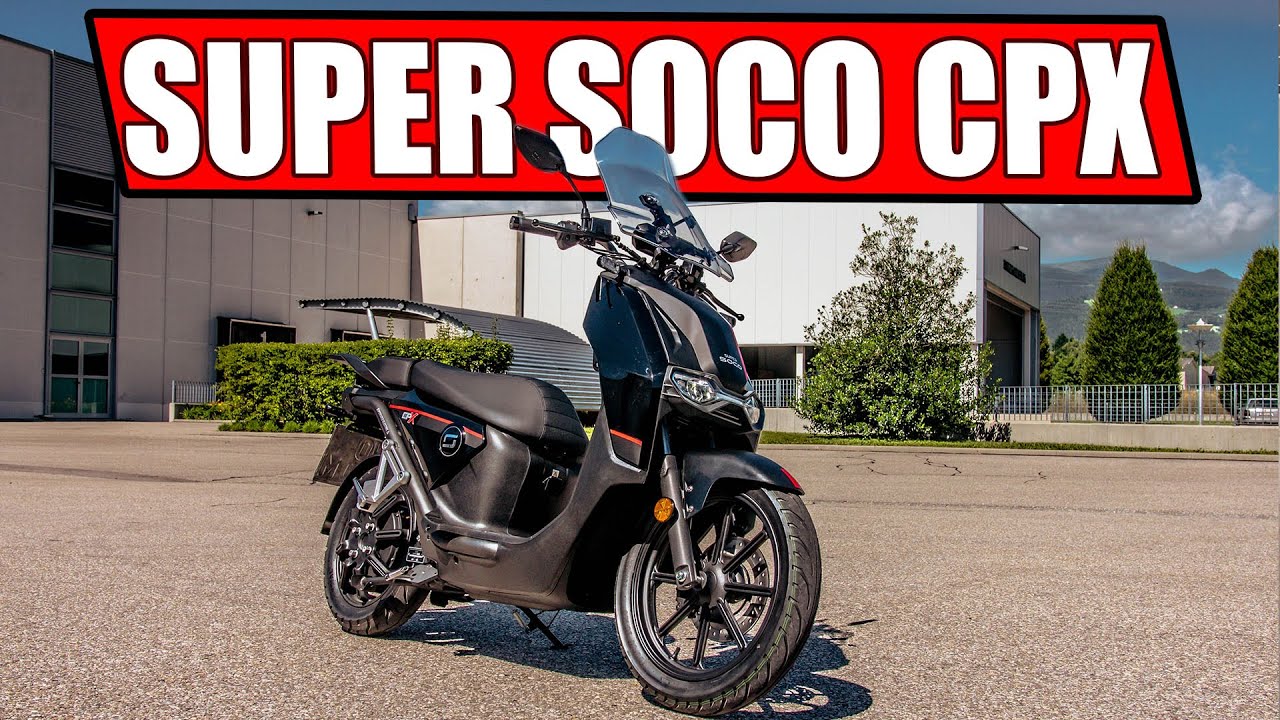 SUPER SOCO CPX DER BESTE ELEKTROROLLER? 90 km/h TOPSPEED