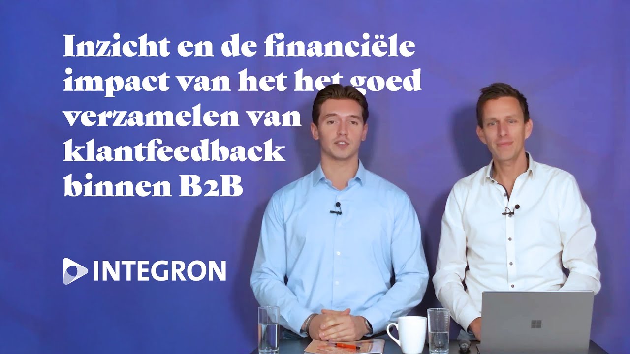 Webinar klantfeedback verzamelen in B2B 2024: inzicht en financiële impact