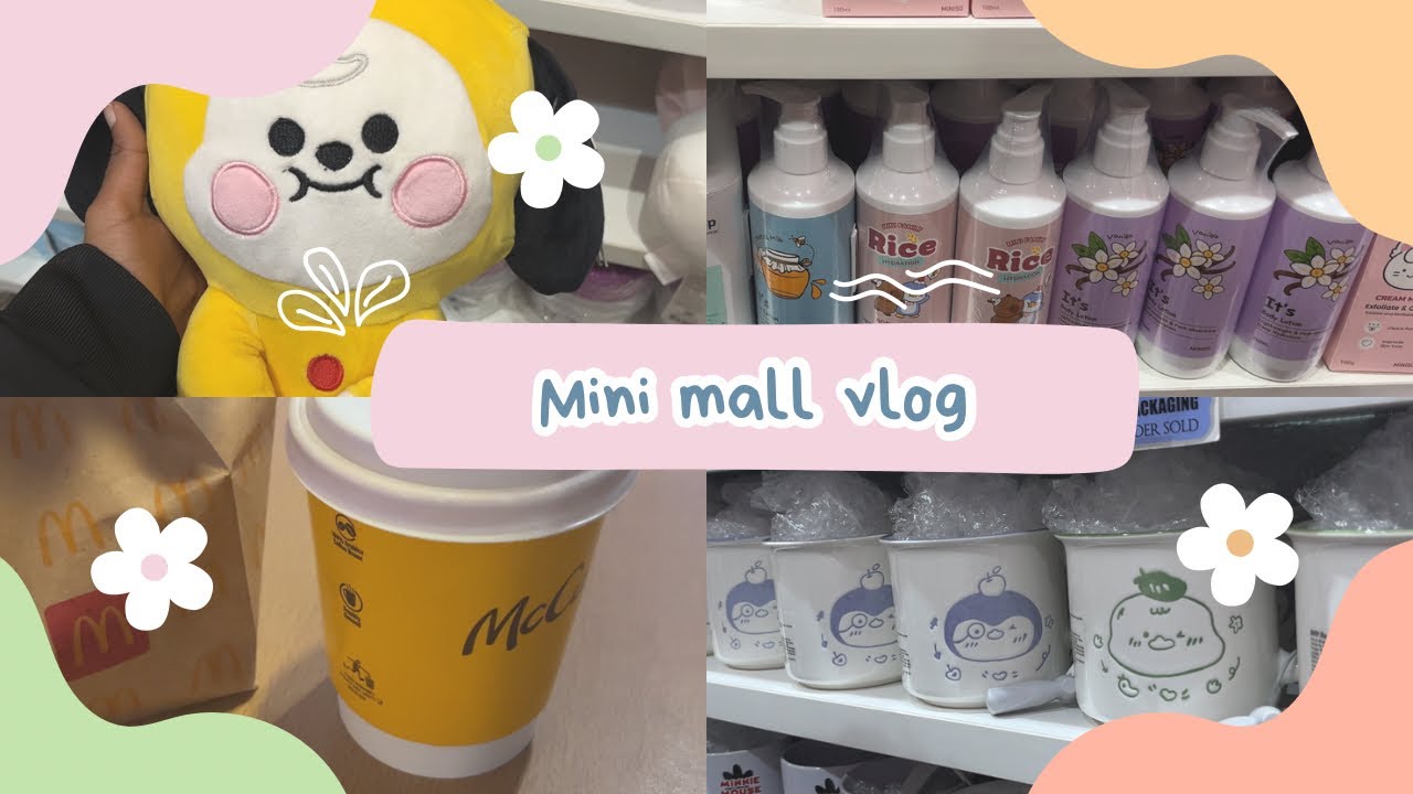 Day in my life 🐰 🎀 | mall day ⋆˚꩜｡ cute vlog #minivlog 
