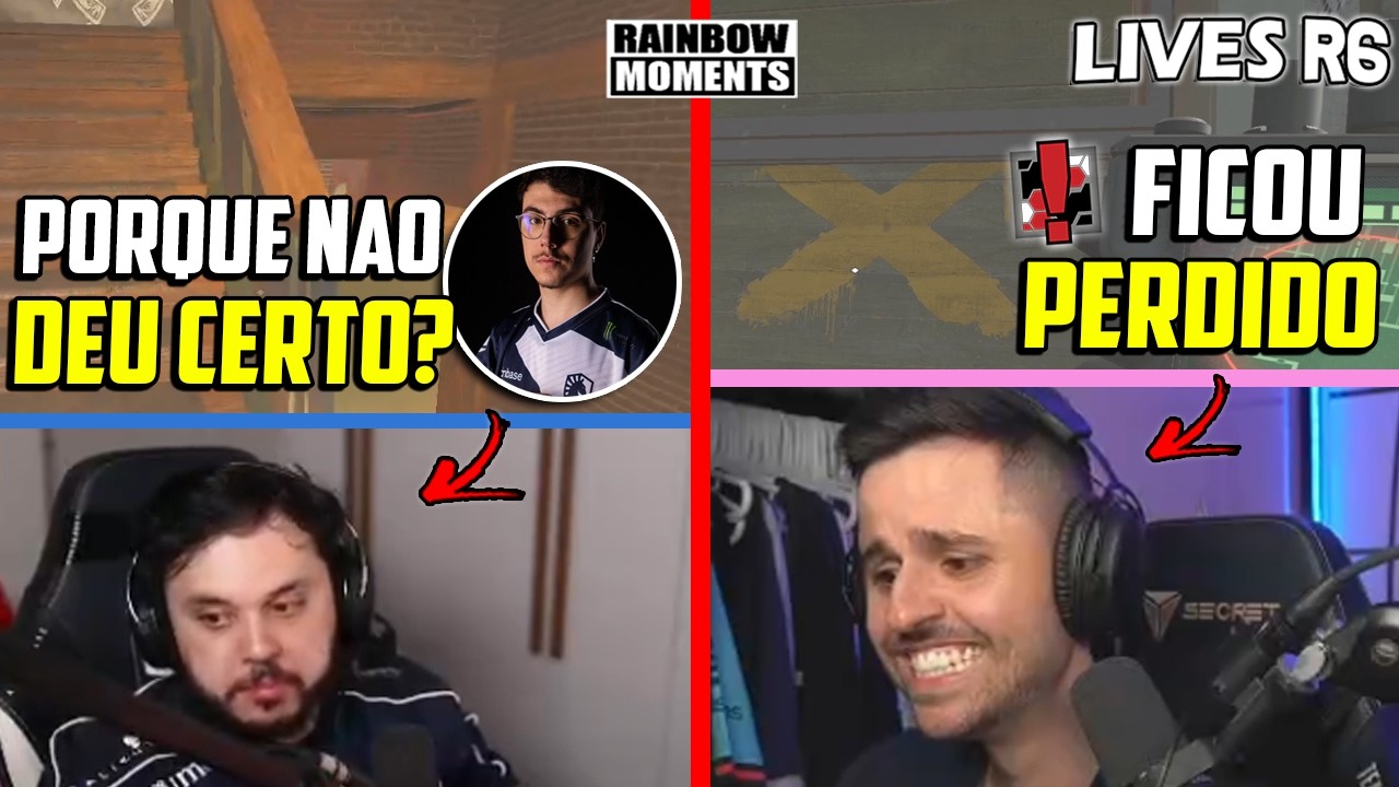 NESK FALANDO SOBRE O VOLPZ NA LIQUID, RAZAH PERDIDO DE SNAKE E MAIS - MELHORES MOMENTOS LIVES R6