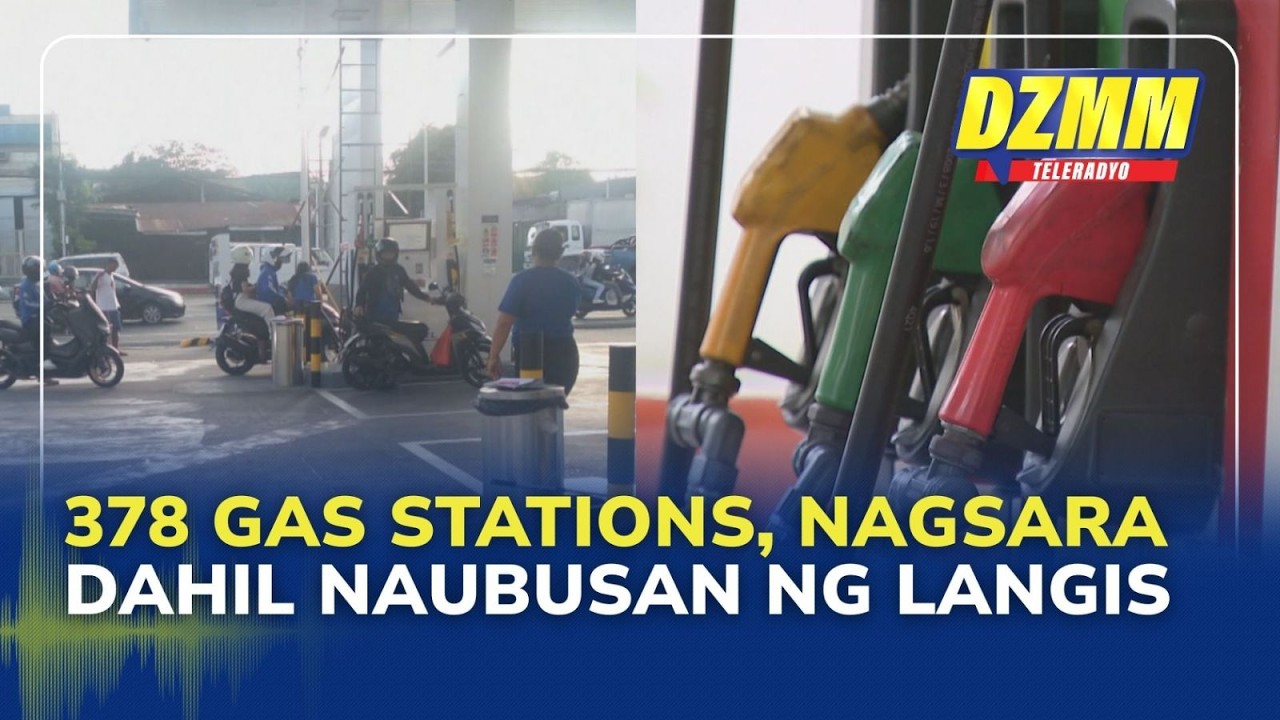 378 gas stations shut down due to fuel shortage; 2 violates hoarding law: PNP (18 March 2026)