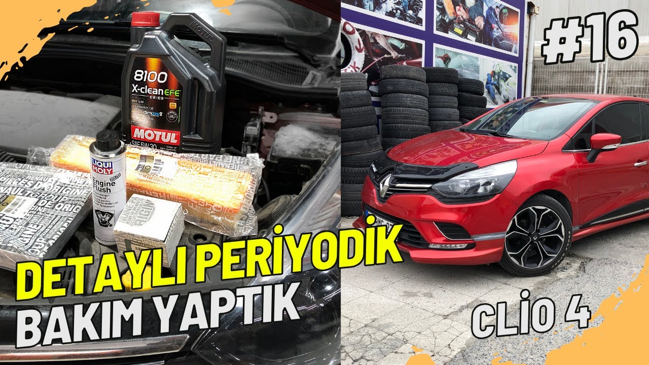 Clio 4 1.2 Benzin Detaylı Periyodik Bakım Nasıl Yapılır ? | FİNAL BÖLÜMÜ | Clio 4 Yenileme 16.Bölüm