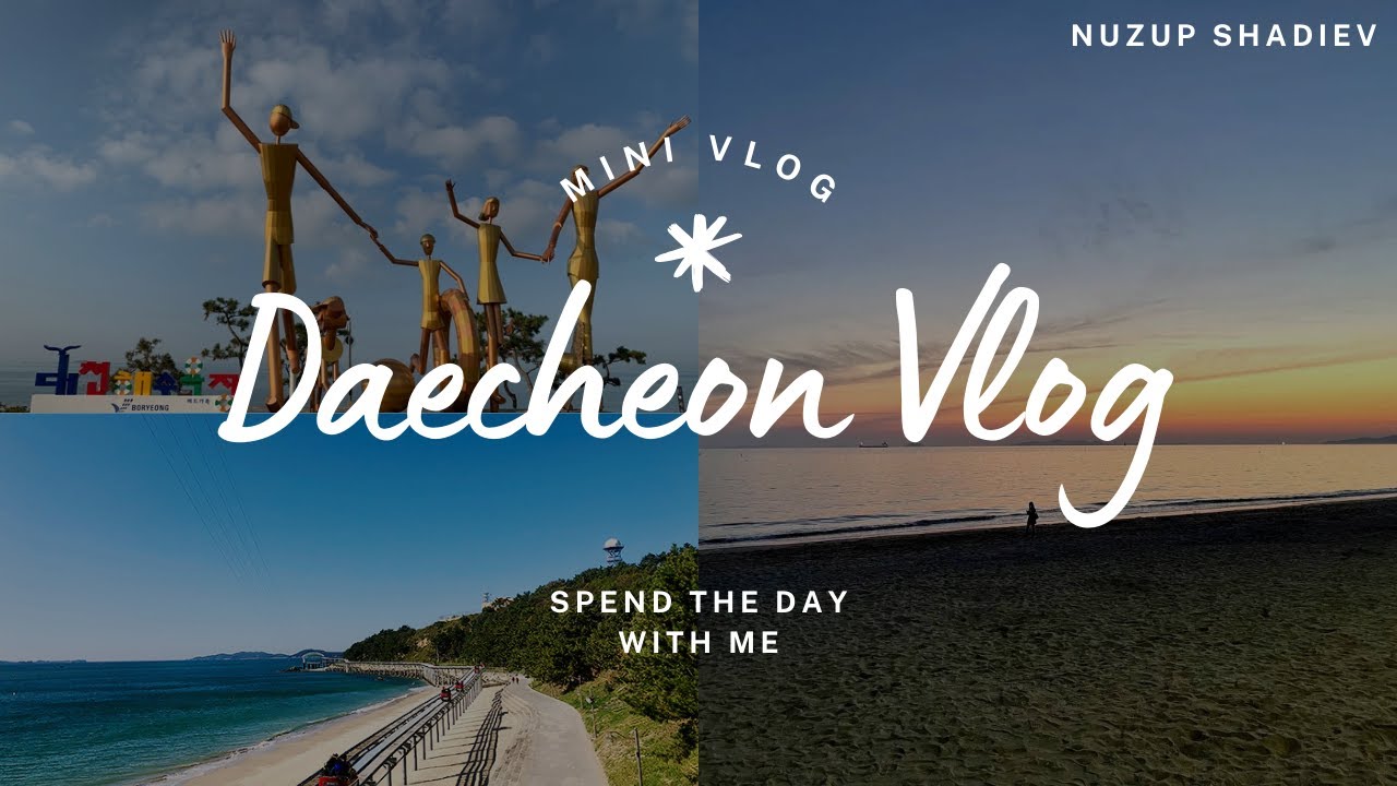 Daecheon beach 🌊 | Places to visit in South Korea 🇰🇷 | Chuseok vlog 🌅