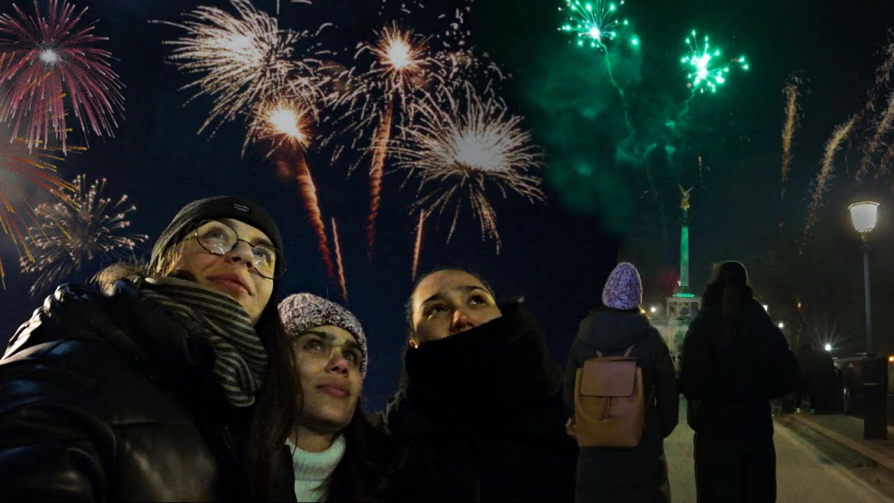 САМЫЙ БЕЗУМНЫЙ НОВОГОДНИЙ ФЕЙЕРВЕРК В МЮНХЕНЕ 🎇