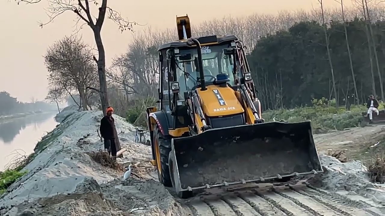जेसीबी मशीन से रेत में रास्ता केसे बनाए |@Tractorbulldozer07 :jcb ki video:tractor bulldozer #jcb 