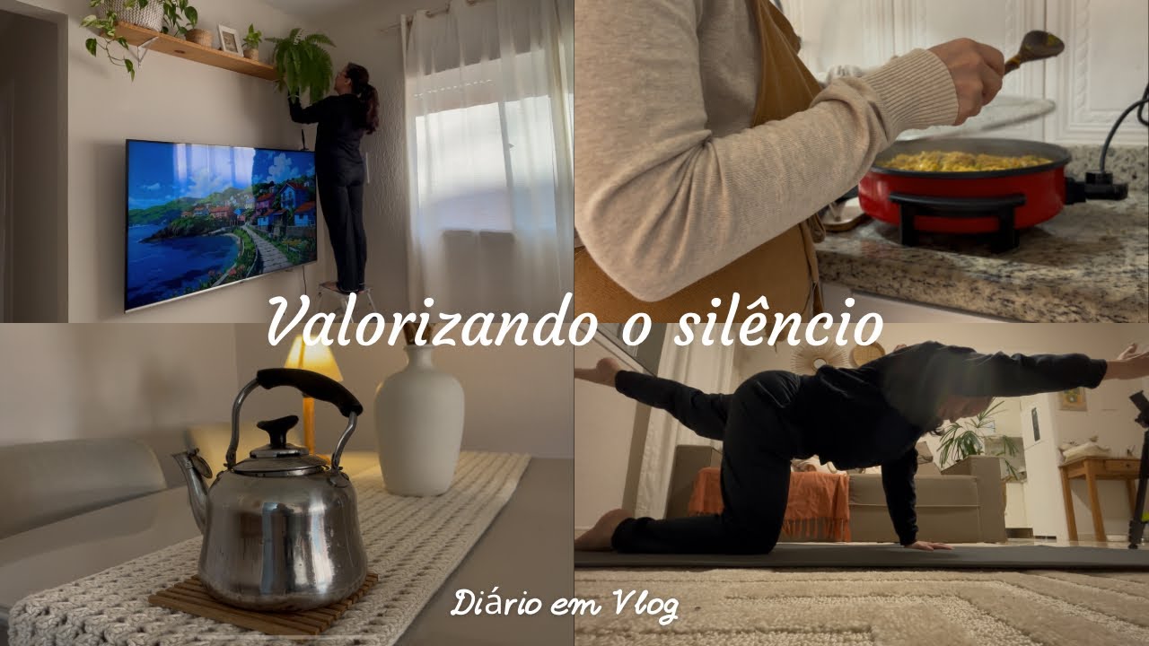 Vlog | Criando espaço para o Silêncio 🌷🌿| Valorizando os dias tranquilos e silenciosos 🌷🧘🏻‍♀️
