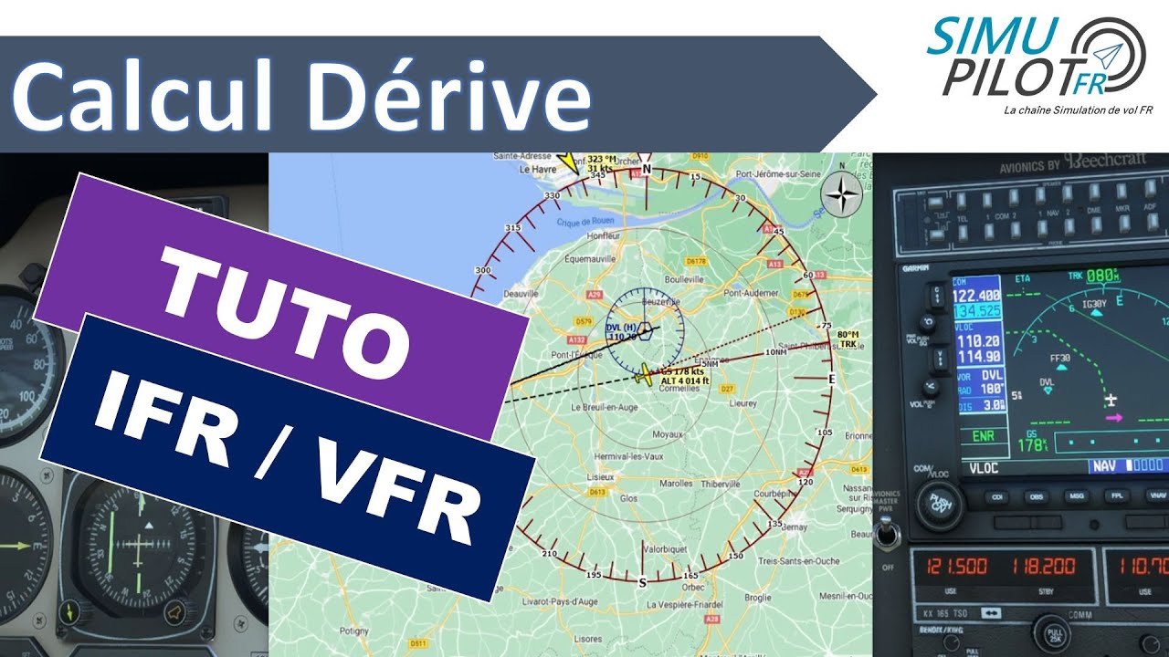 SIMU Tuto  - Calcul de dérive avec explications et exemples