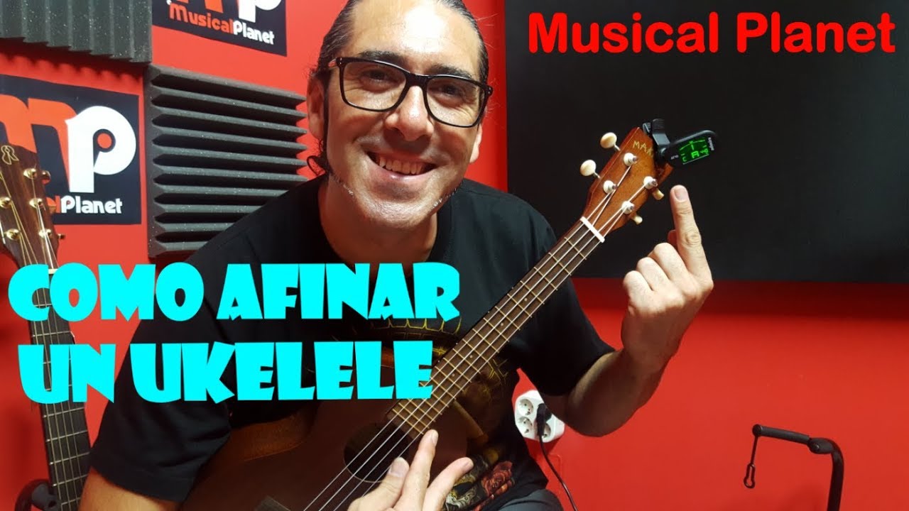 Como afinar un #Ukelele - TUTORIA MUY FACIL - #Afinador cromatico