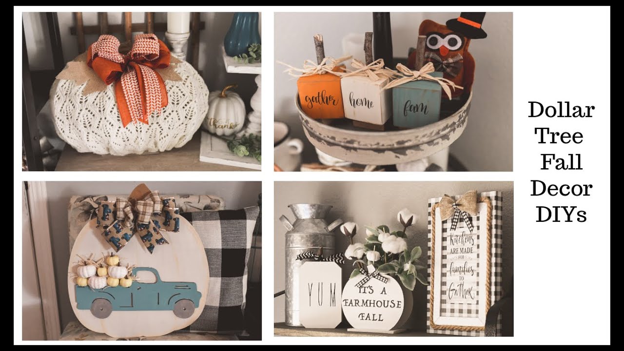 Dollar Tree Farmhouse Fall DIY | Home Decor |