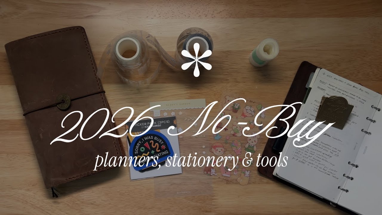 5 stationery things i won’t buy in 2026 ✦  stationery anti-haul