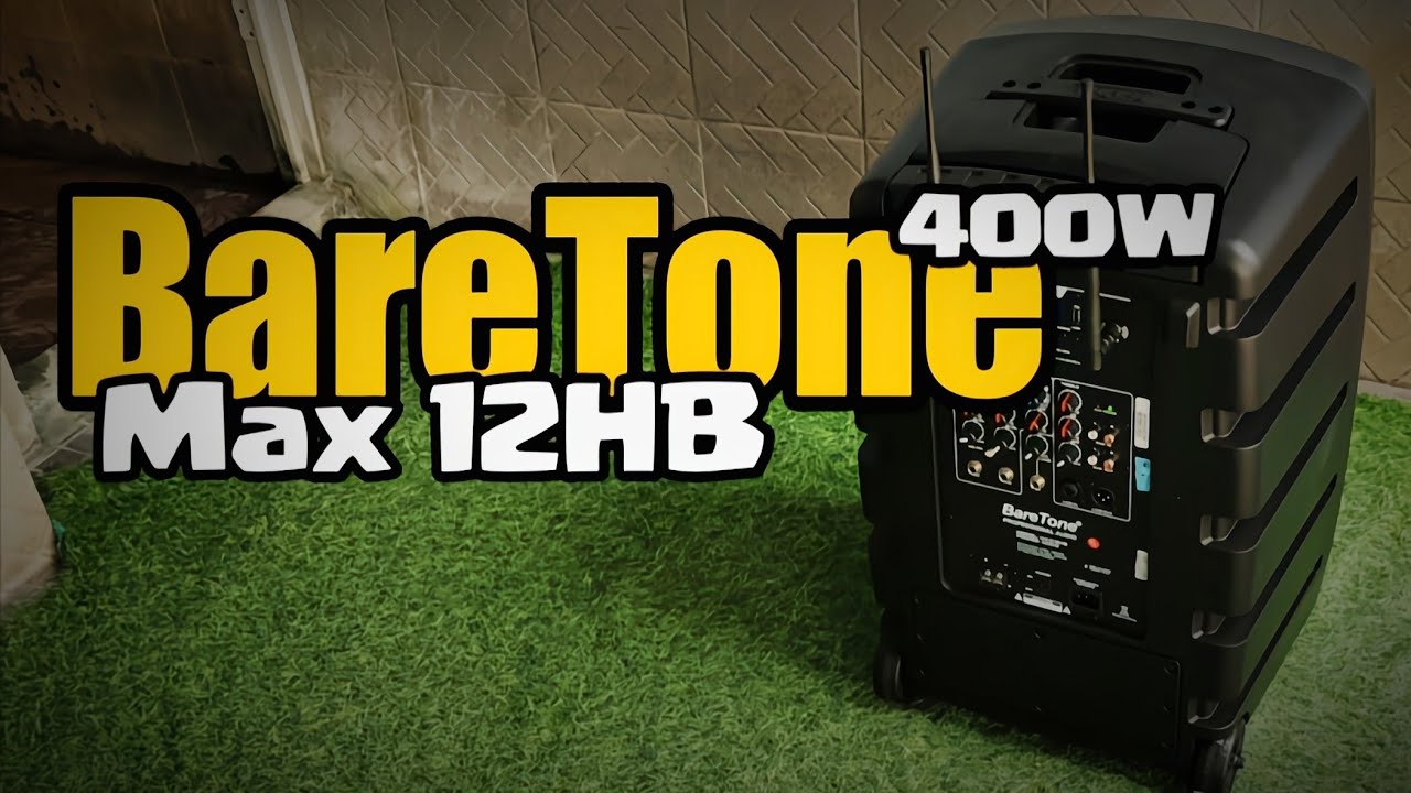 Speaker Baretone Max12HB Power 400W Baterai 12v 12Ah