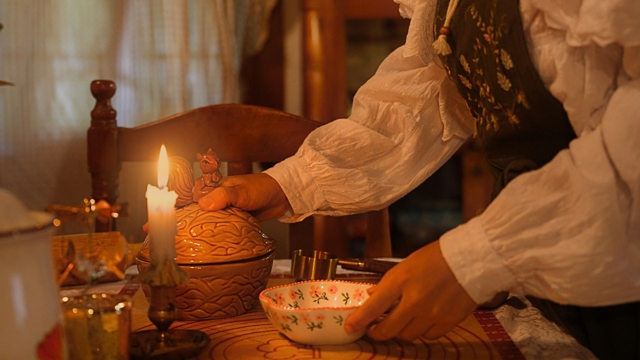 The Art of Cozy an Simple Living in  the Countryside | Stormy Day 🌧️ Baking, Sewing & a Quiet Life