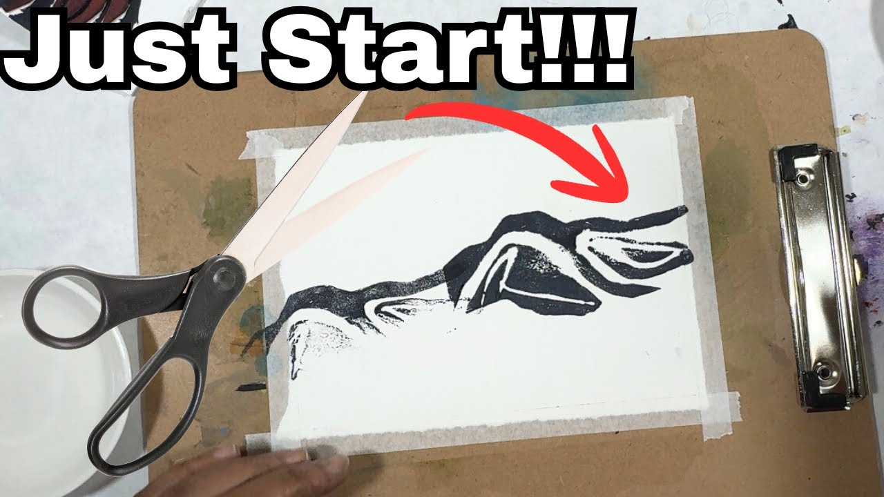 If Your Art Feels Stuck, Just Start With One Mark!