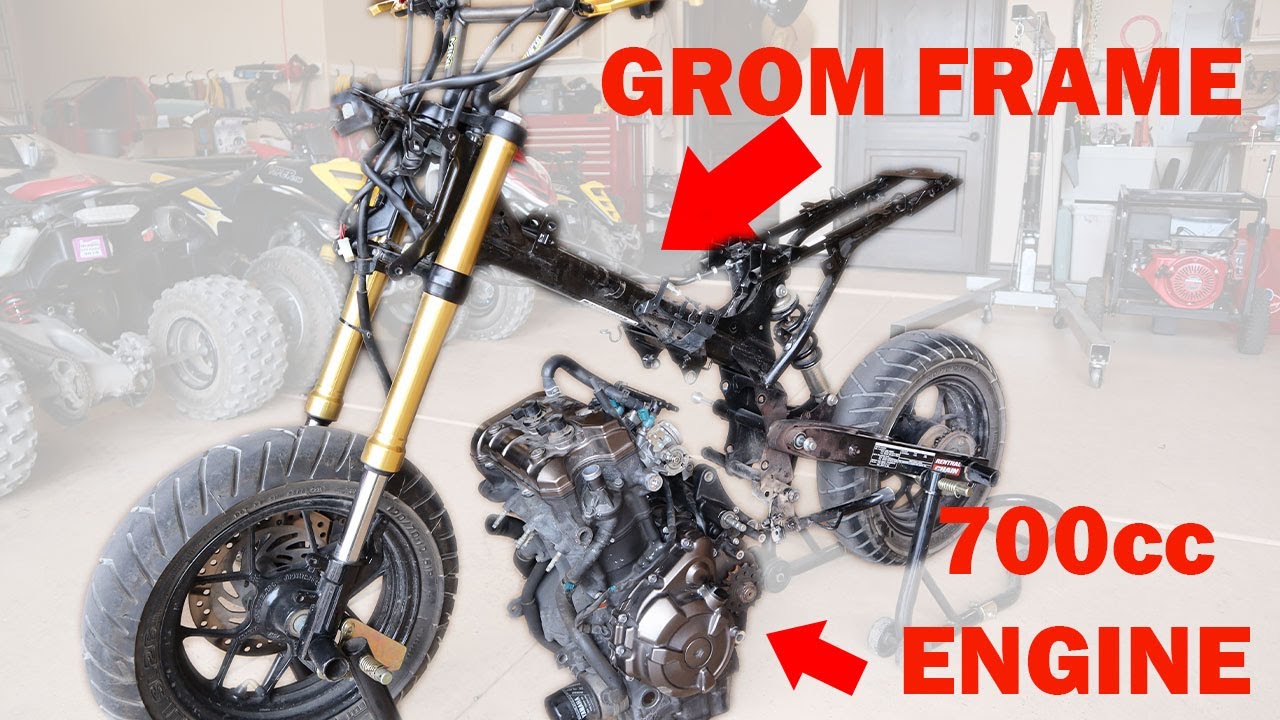 Honda Grom Complete Tear down and Engine Removal