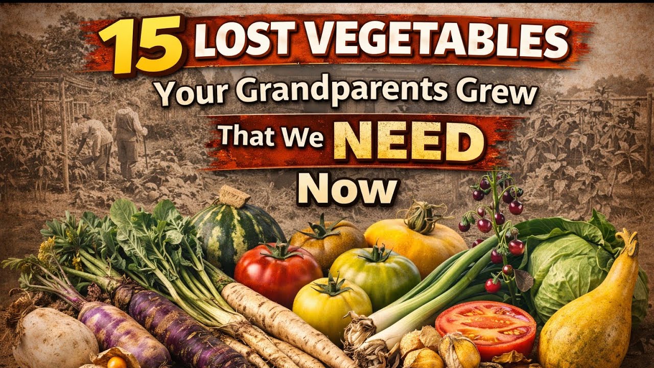 15 LOST Vegetables Your Grandparents Grew That We NEED Now | Tasting History