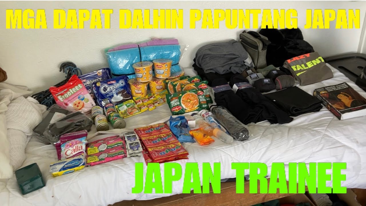 NEED TO BRING IN JAPAN 2023 | JAPAN TRAINEE | LABAN JAPAN