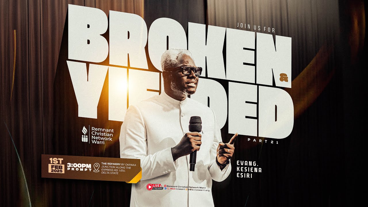 COMMUNITY BIBLE STUDY || BROKEN AND YIELDED PT21 || EVANG. KESIENA ESIRI