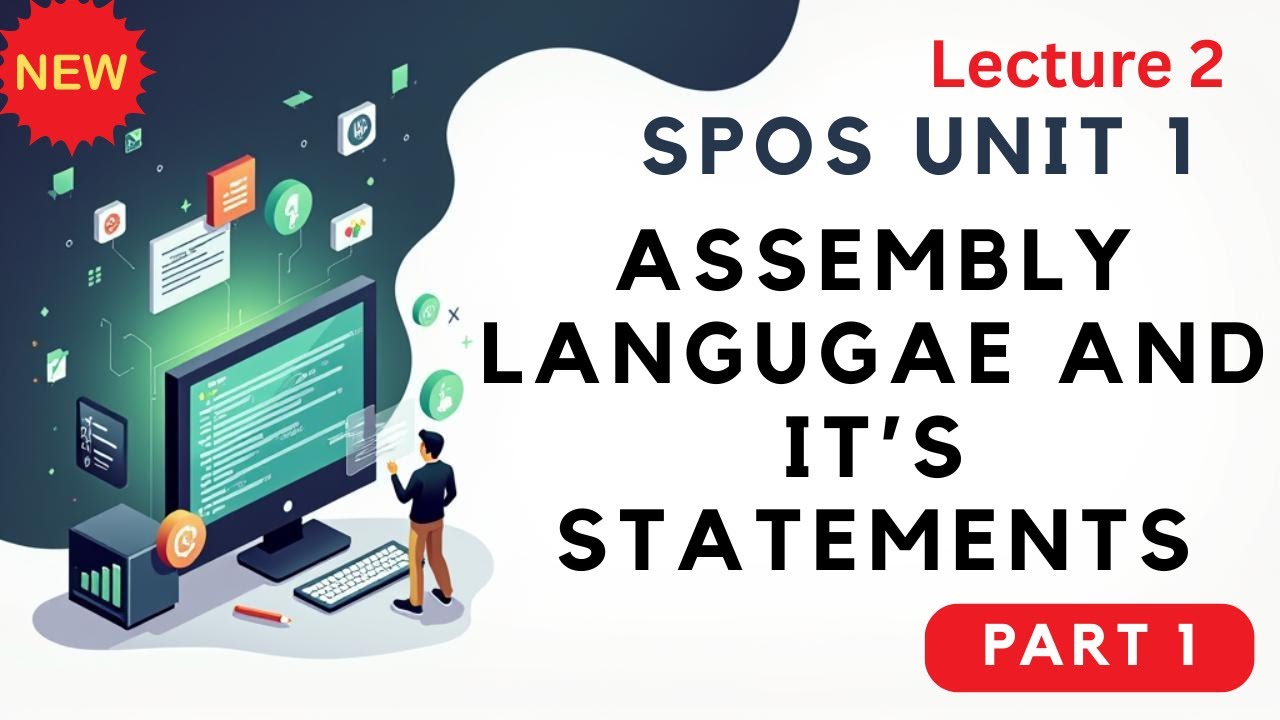 SPOS unit 1 |  Assembly Language Statements | assembly language system programming