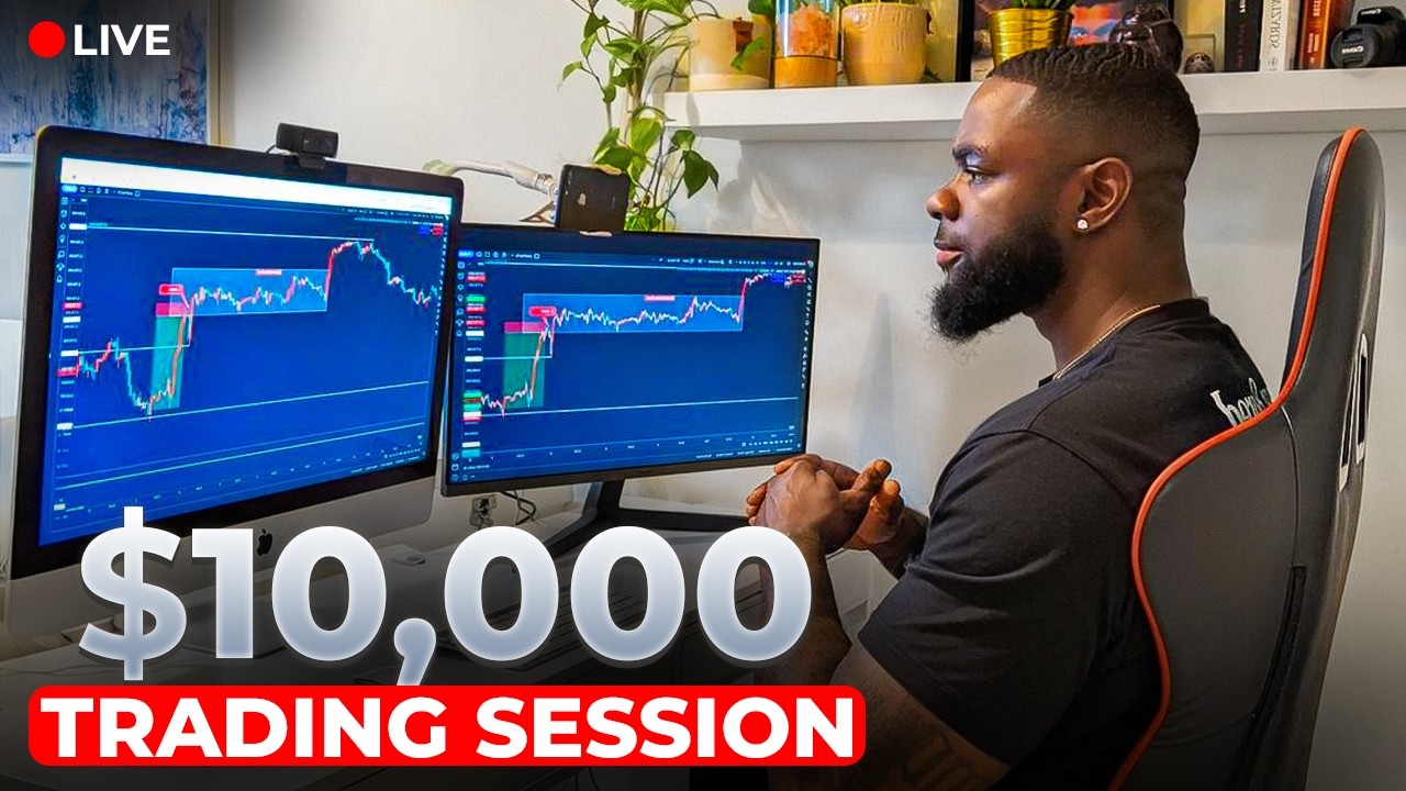 $10,000 Trade in 30 Minutes Using Market Structure | Live Gold Trade
