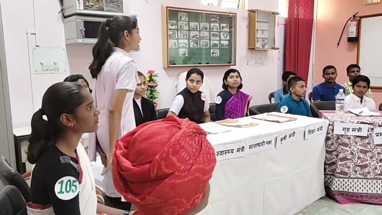 Youth Parliament Program in JNV Solapur