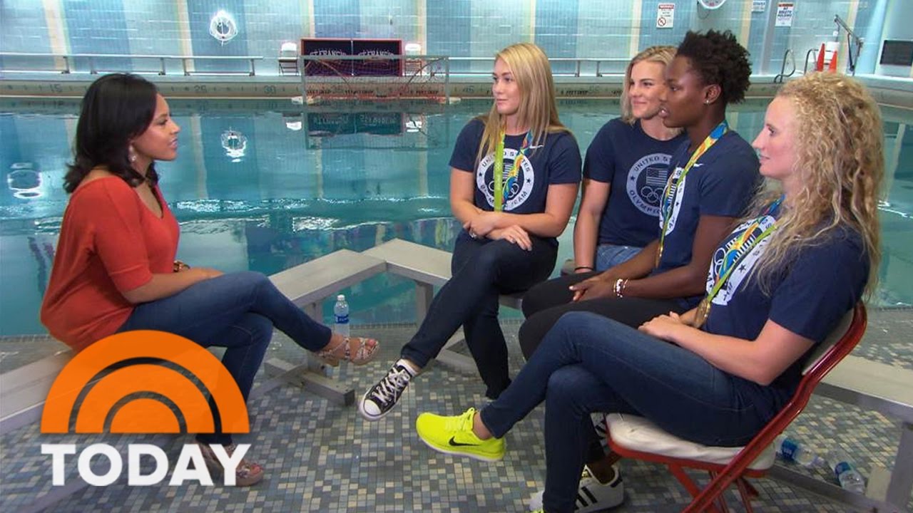 Sheinelle Jones Takes The Plunge With US Women’s Water Polo Team | TODAY