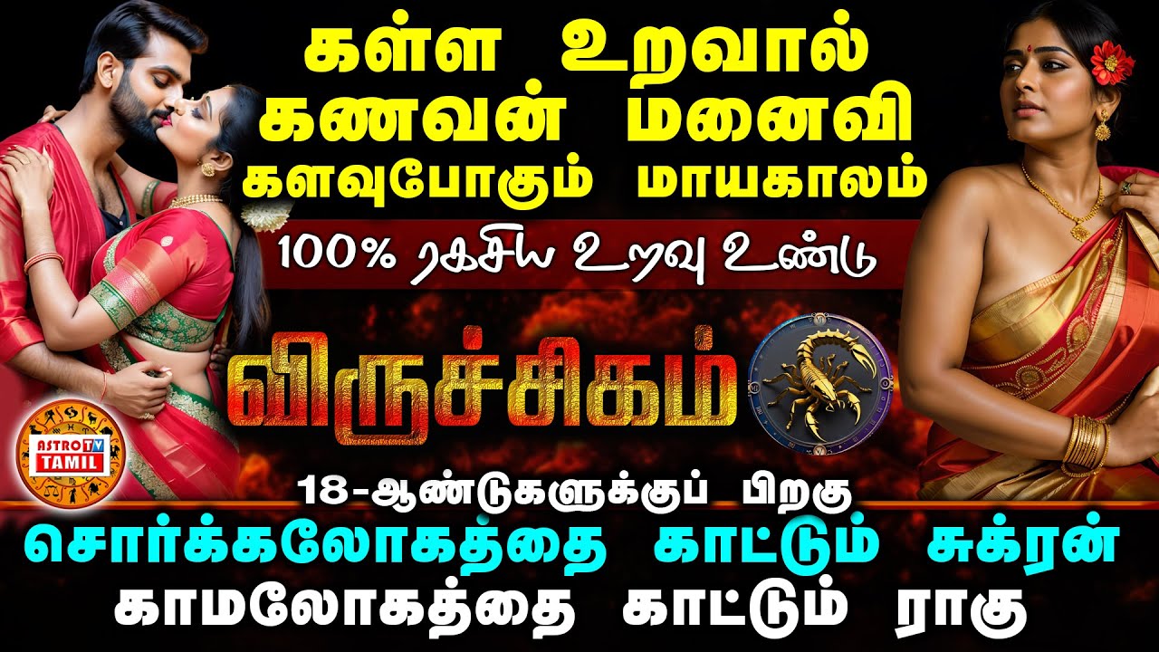 VIRUCHIGAM | கள்ள உறவில் சிக்கும் விருச்சிகம் |குடும்பம் தப்பிக்க எளிய பரிகாரம் |Sukran+Raghu Serkai