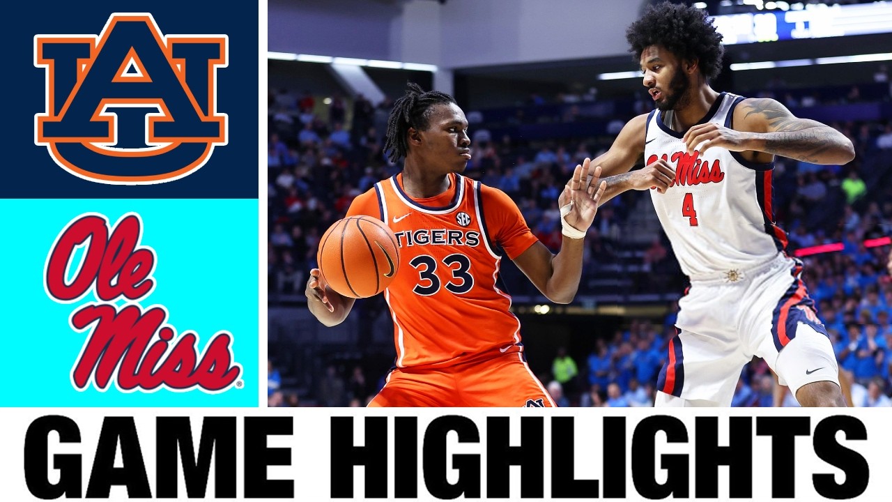 Auburn vs Ole Miss Highlights | Men's Basketball | College Basketball 2026