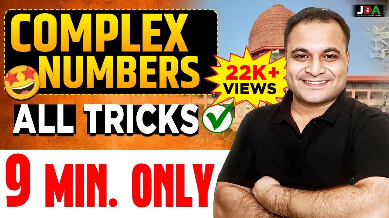 9 Mins Series 🤩| NEW Pattern COMPLEX Numbers l TRICKS & CONCEPTS Fast REVISION 🚀