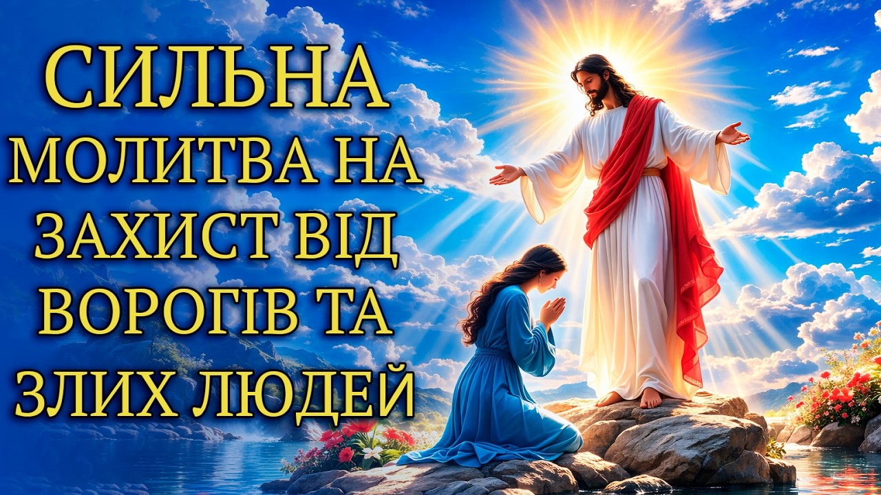 СИЛЬНА МОЛИТВА НА ЗАХИСТ ВІД ВОРОГІВ ТА ЗЛИХ ЛЮДЕЙ 📖 МОЛИТВА 📖 ЩОДЕННІ МОЛИТВИ