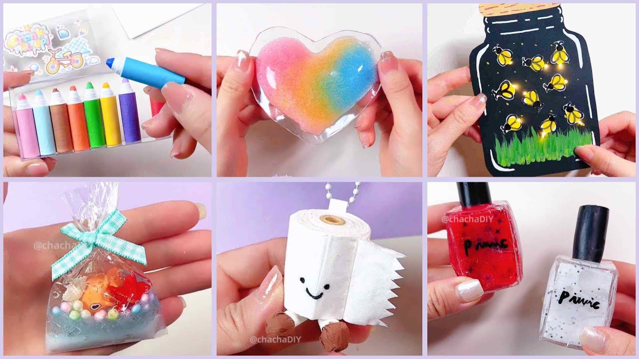 Easy craft ideas / miniature craft / Paper craft / how to make / DIY / school project / chachaDIY