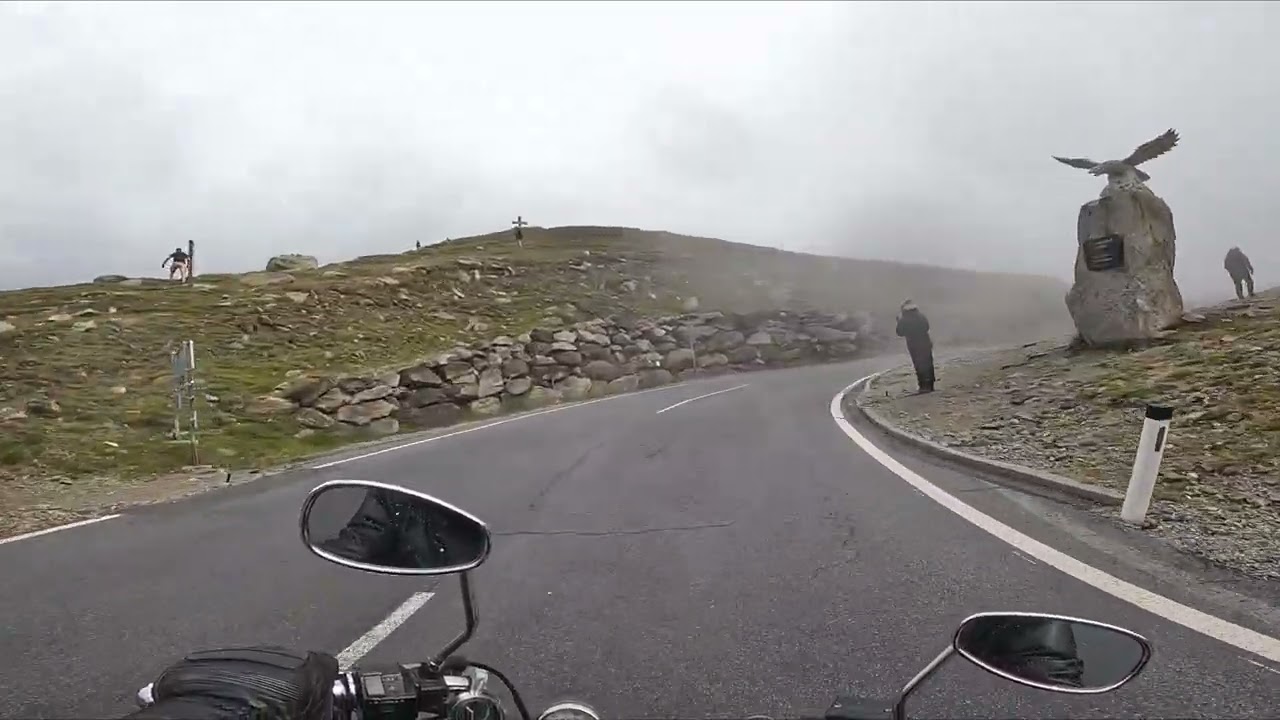 Timmelsjoch mit Virago 1100 Bj 1993