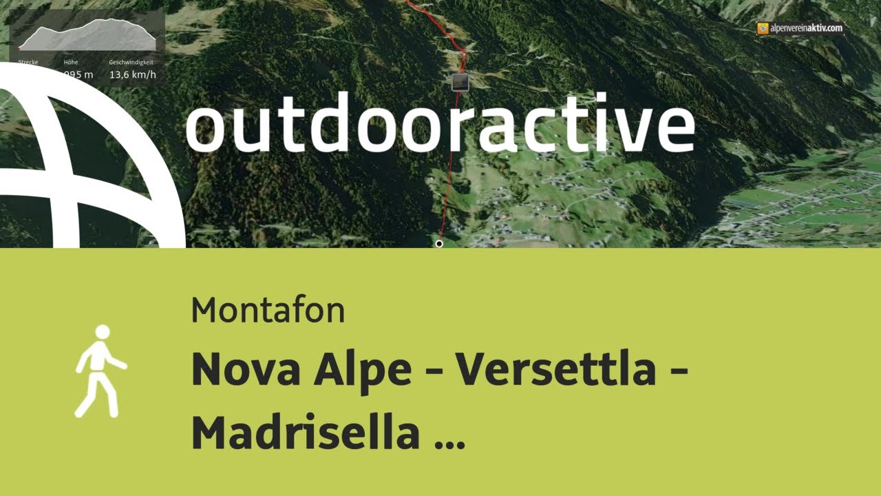 Interaktives 3D Video: Nova Alpe - Versettla - Madrisella 01.10.2023 08:30:30