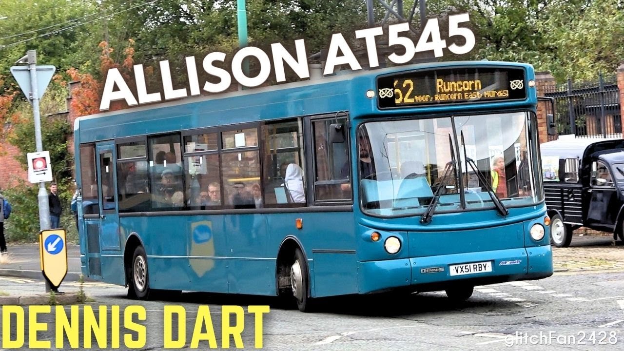 Iconic Allison AT545 Gearbox Sound! Dennis Dart ALX200, VX51RBY