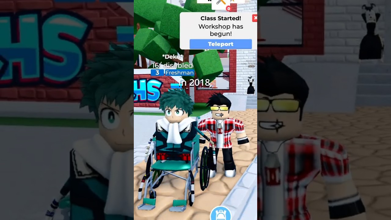 Крушение школы ROBLOX HIGH SCHOOL 