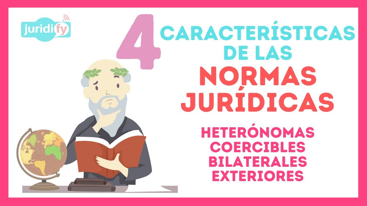 Características de las normas jurídicas: heterónomas, coercibles, bilaterales, exteriores