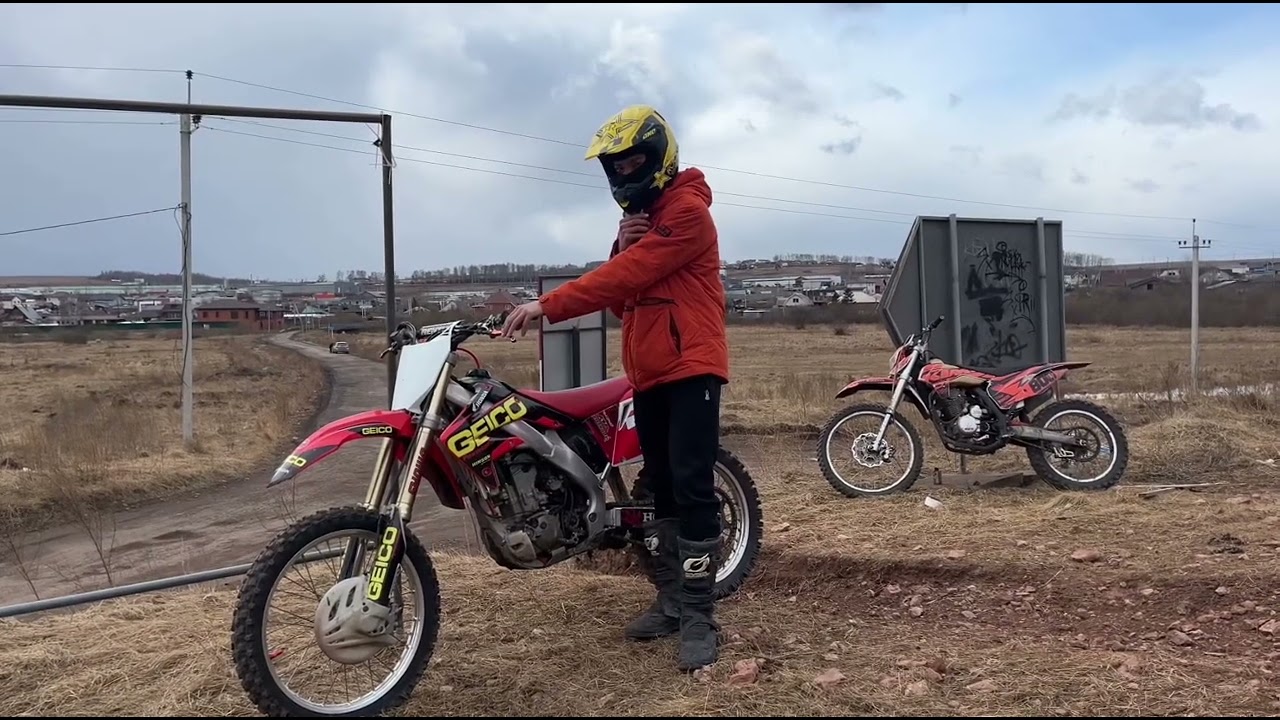 ОБЗОР НА МОЮ HONDA CRF250R